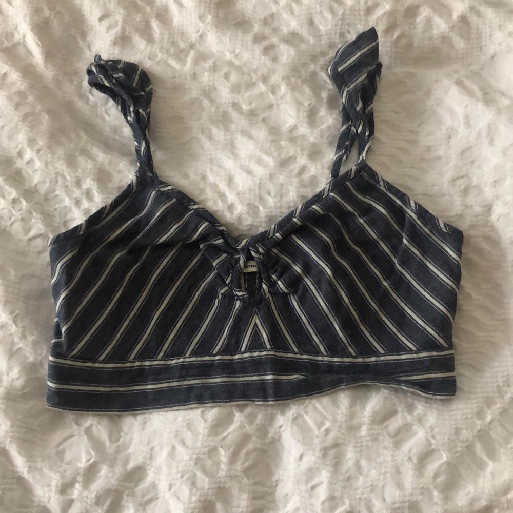 Striped crop top